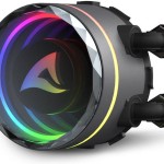 Sharkoon S90 RGB Υδρόψυξη Επεξεργαστή Τριπλού Ανεμιστήρα 120mm για Socket AM4/AM5/1700/1200
