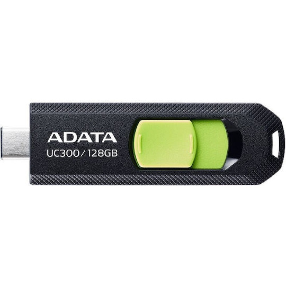 Adata UC300 128GB USB 3.2 Stick με σύνδεση USB-C Μαύρο