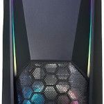 Xilence XG141 Gaming Midi Tower Κουτί Υπολογιστή με Πλαϊνό Παράθυρο και RGB Φωτισμό Μαύρο