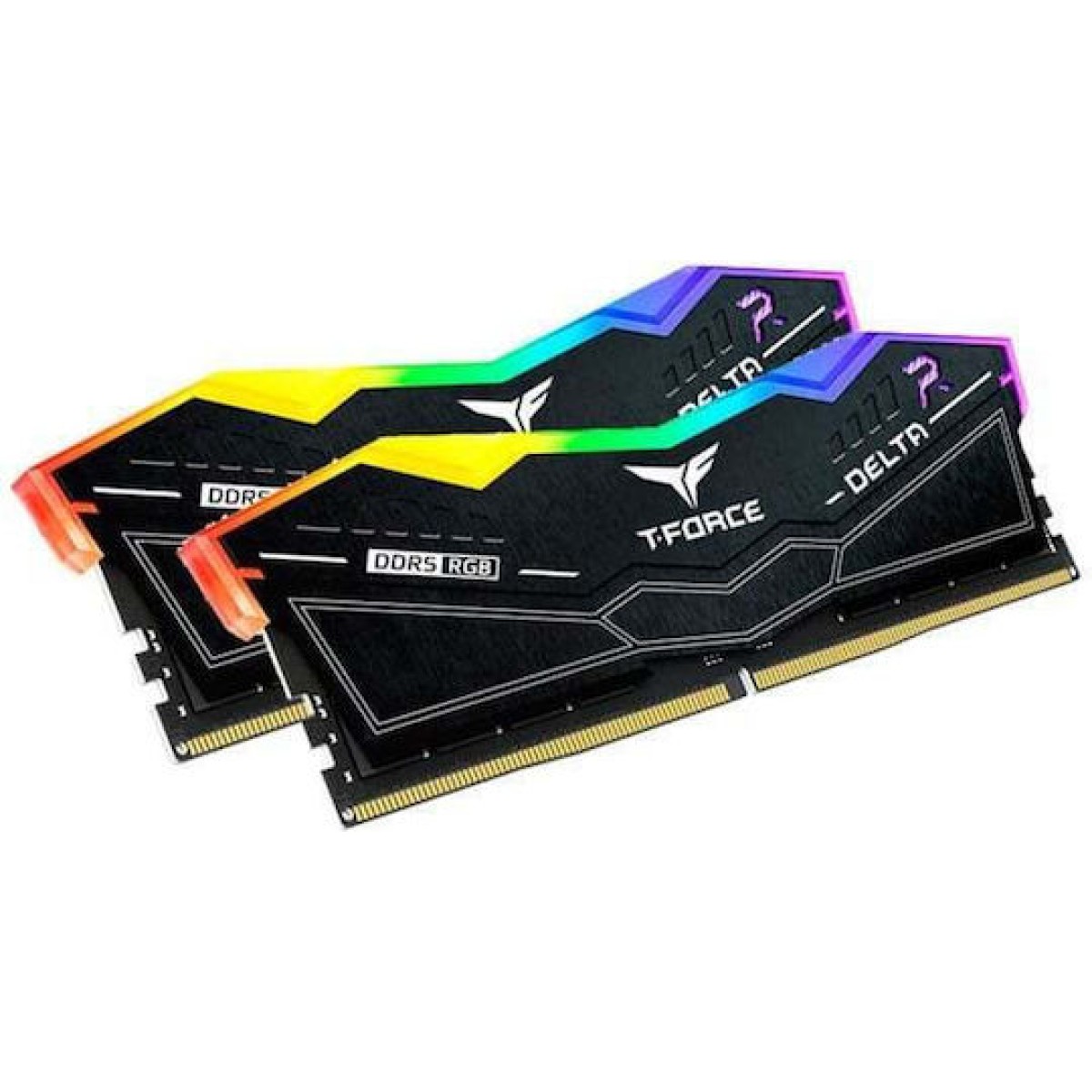 TeamGroup T-Force Delta RGB DDR5 32GB RAM με 2x16GB Modules και Ταχύτητα 7200 για Desktop