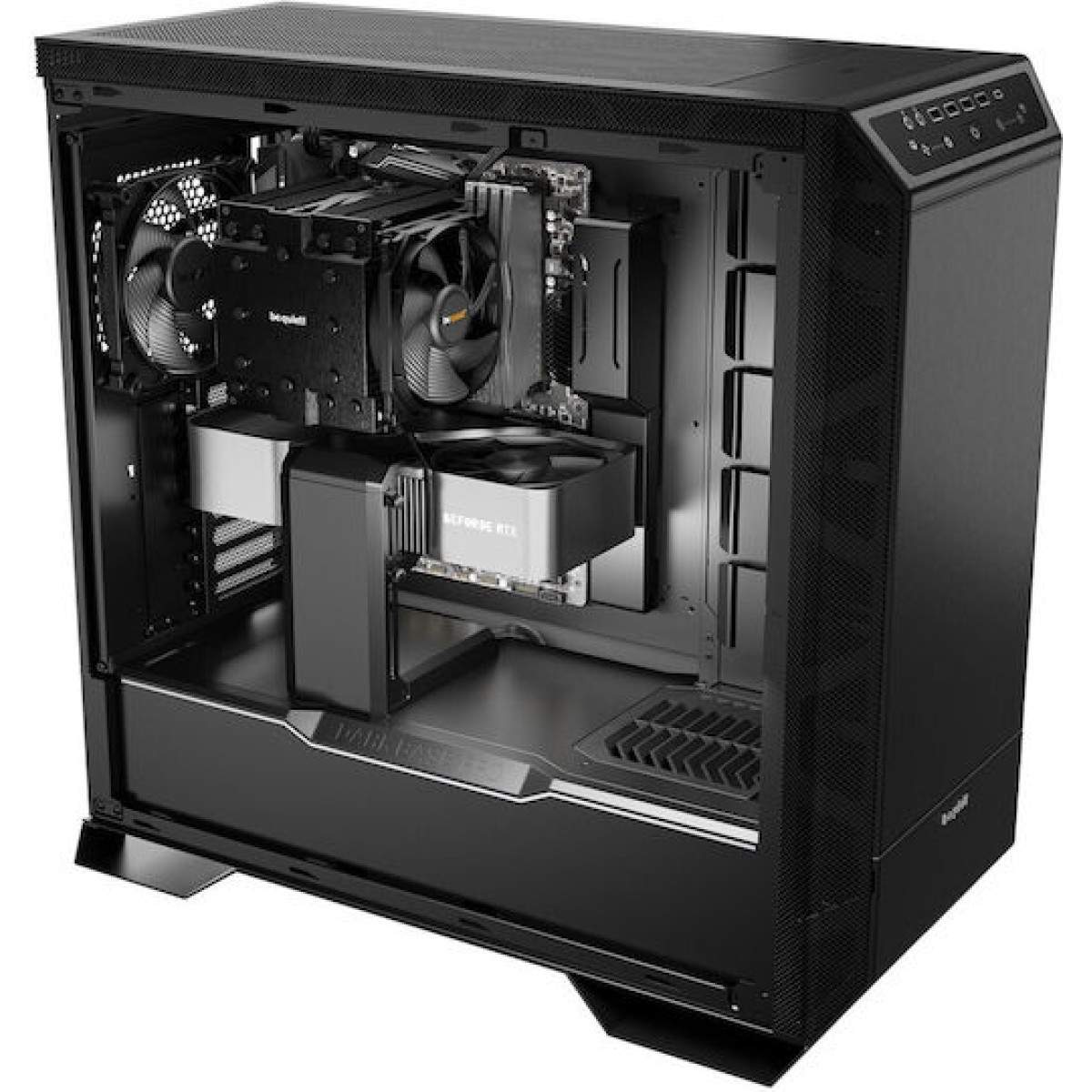 Be Quiet Dark Base Pro 901 Gaming Midi Tower Κουτί Υπολογιστή με Πλαϊνό Παράθυρο και RGB Φωτισμό Μαύρο