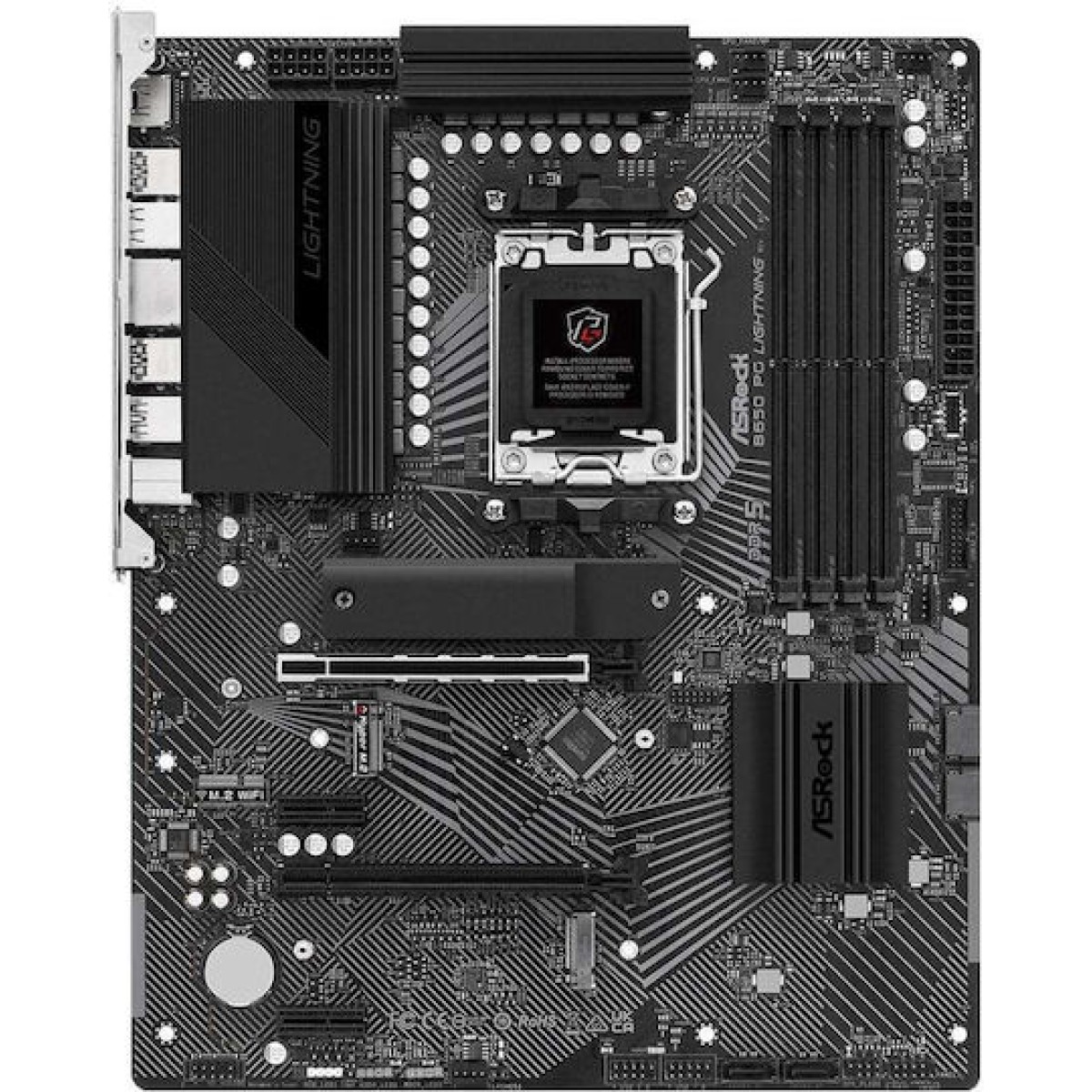 ASRock B650 PG Lightning Motherboard ATX με AMD AM5 Socket 90-MXBK20-A0UAYZ