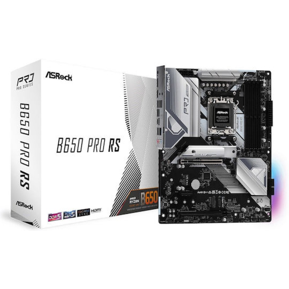 ASRock B650 Pro RS Motherboard ATX με AMD AM5 Socket 90-MXBL10-A0UAYZ