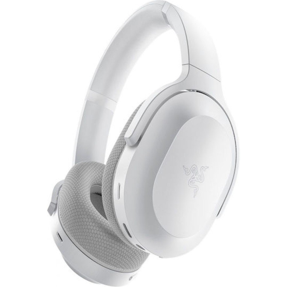 Razer Barracuda Ασύρματο Over Ear Gaming Headset με σύνδεση Bluetooth Mercury White