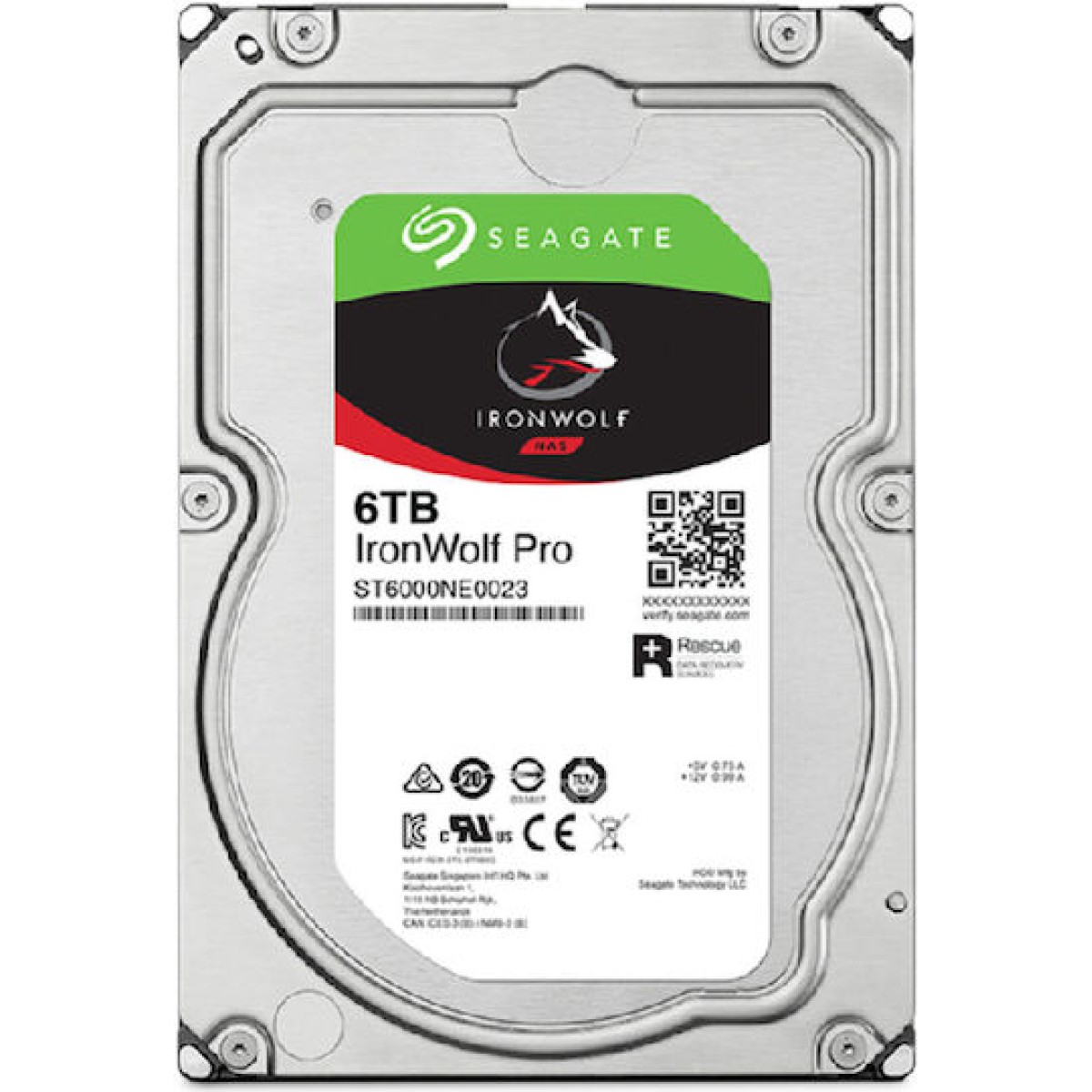 Seagate IronWolf Pro 6TB HDD Σκληρός Δίσκος 3.5\