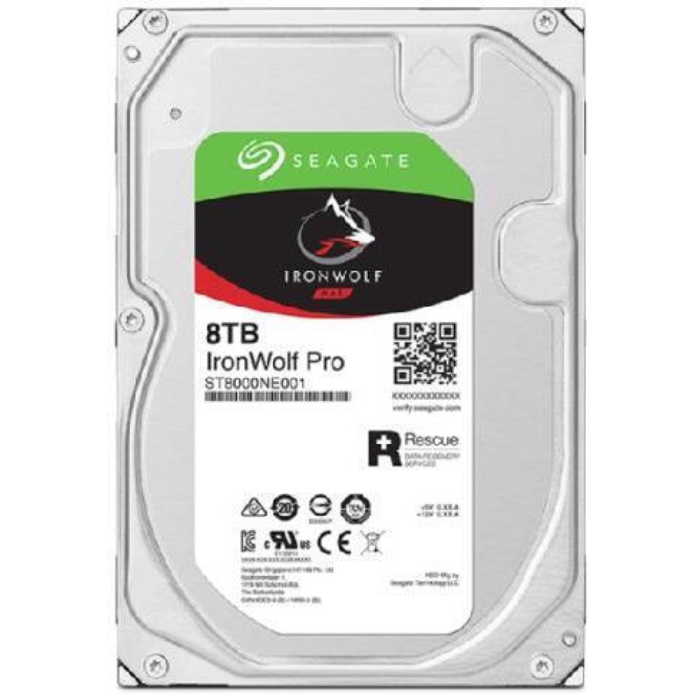 Seagate IronWolf Pro 8TB HDD Σκληρός Δίσκος 3.5