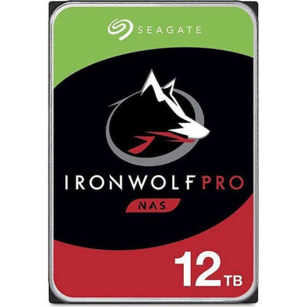 Seagate IronWolf Pro 12TB HDD Σκληρός Δίσκος 3.5