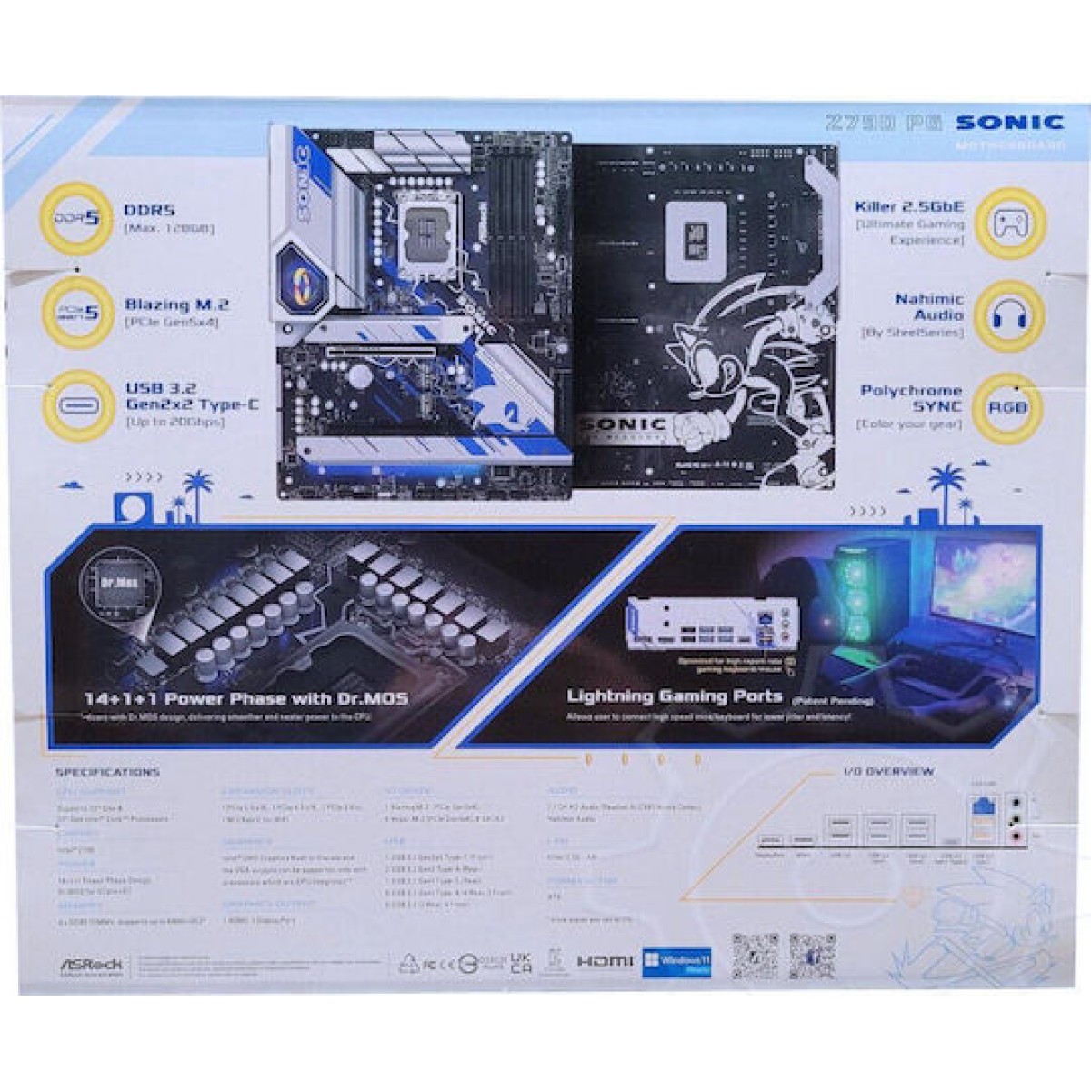 ASRock Z790 PG Sonic Motherboard ATX με Intel 1700 Socket
