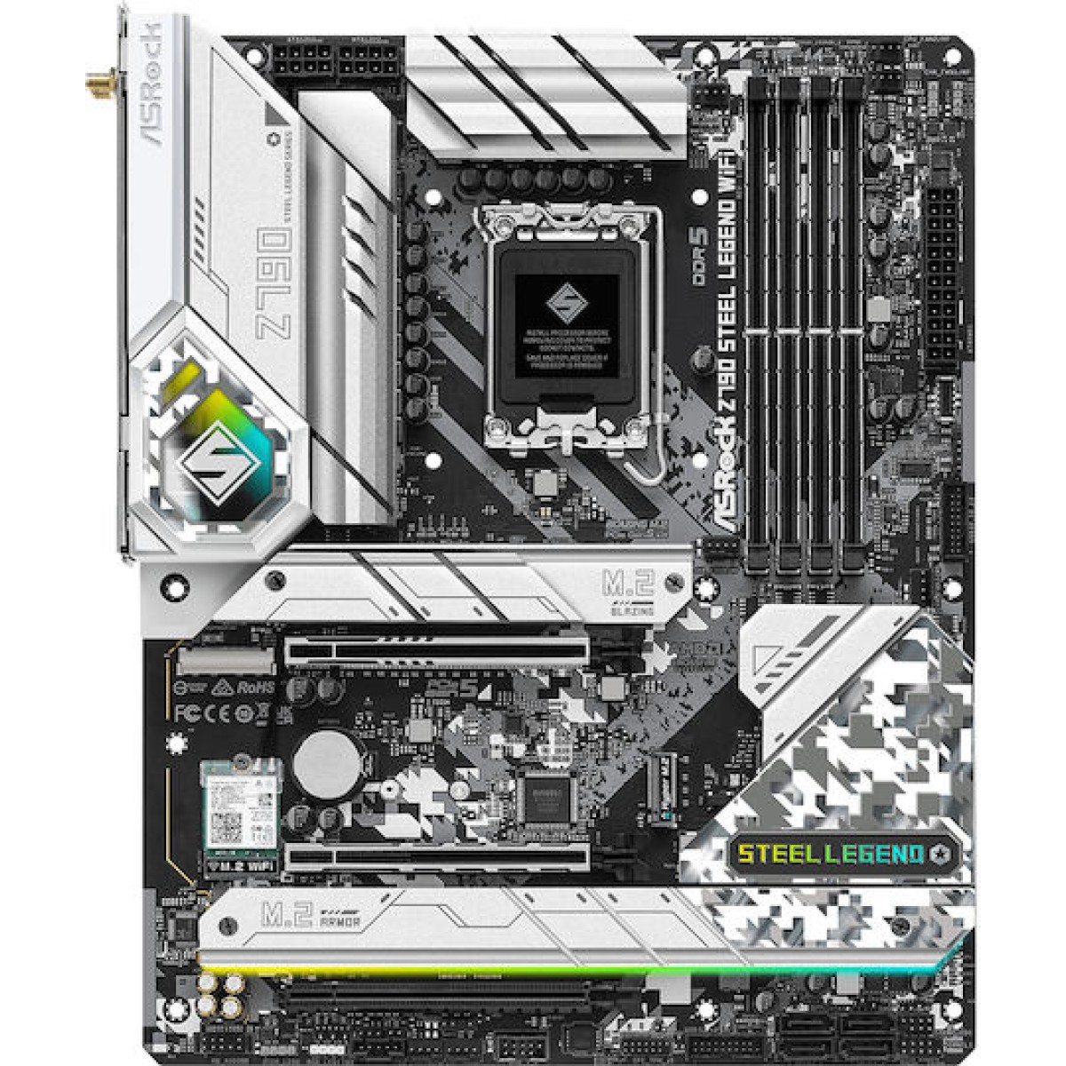 ASRock Z790 Steel Legend Wifi Motherboard ATX με Intel 1700 Socket 90-MXBKD0-A0UAYZ