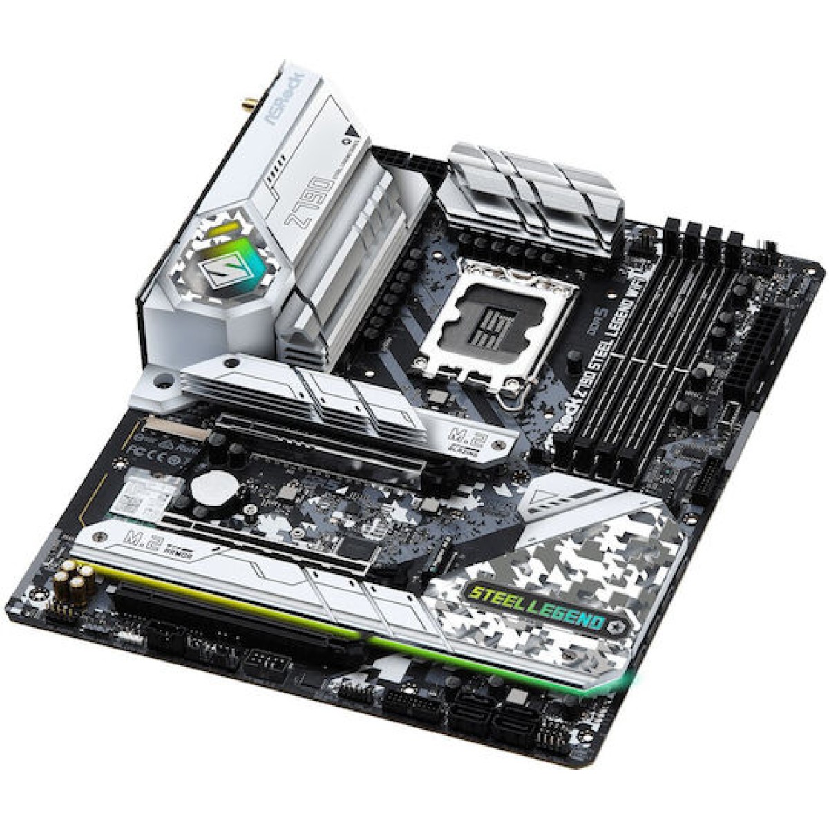 ASRock Z790 Steel Legend Wifi Motherboard ATX με Intel 1700 Socket 90-MXBKD0-A0UAYZ