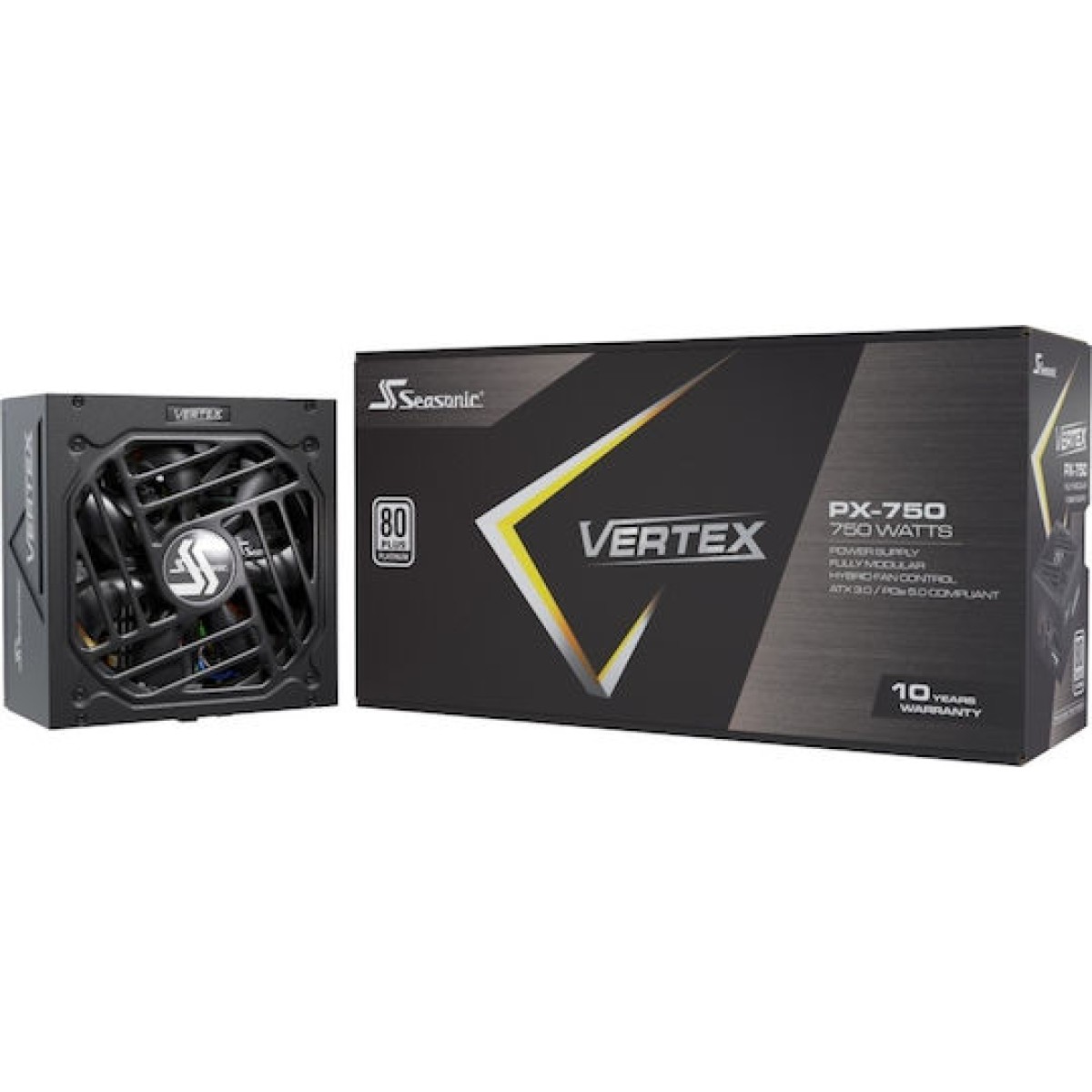 Seasonic VERTEX PX 750W Μαύρο Τροφοδοτικό Υπολογιστή Full Modular 80 Plus Platinum