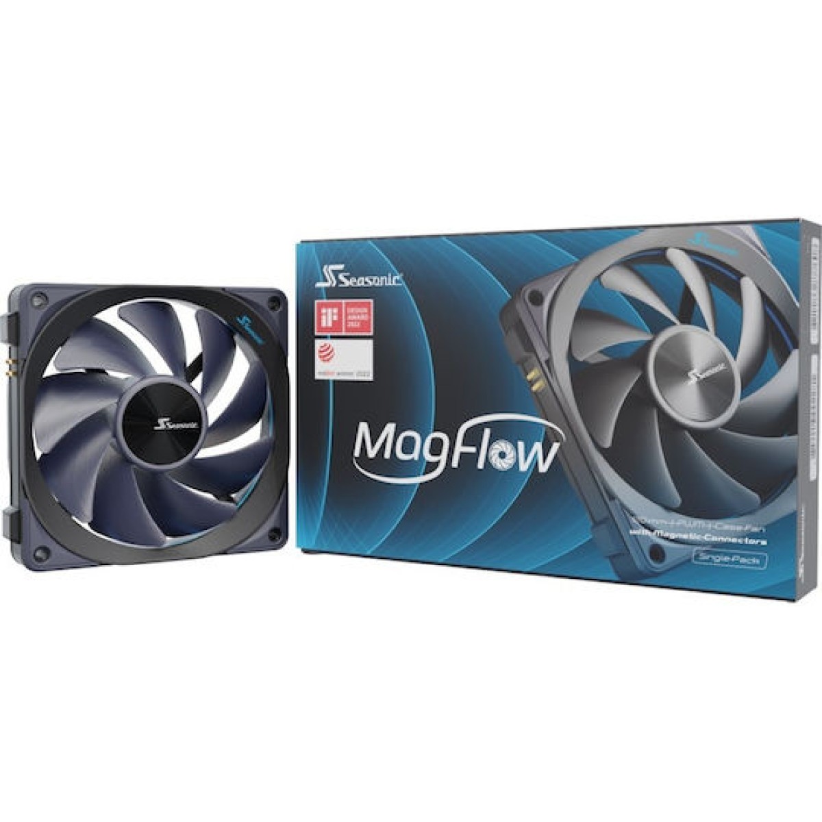 Seasonic MagFlow 1225 Case Fan 120mm με Σύνδεση 4-Pin PWM