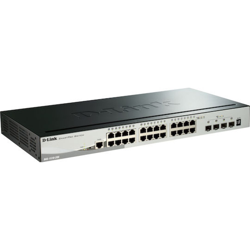 D-Link DGS-1510-28X v2 Managed L2 Switch με 24 Θύρες Gigabit (1Gbps) Ethernet και 4 SFP Θύρες