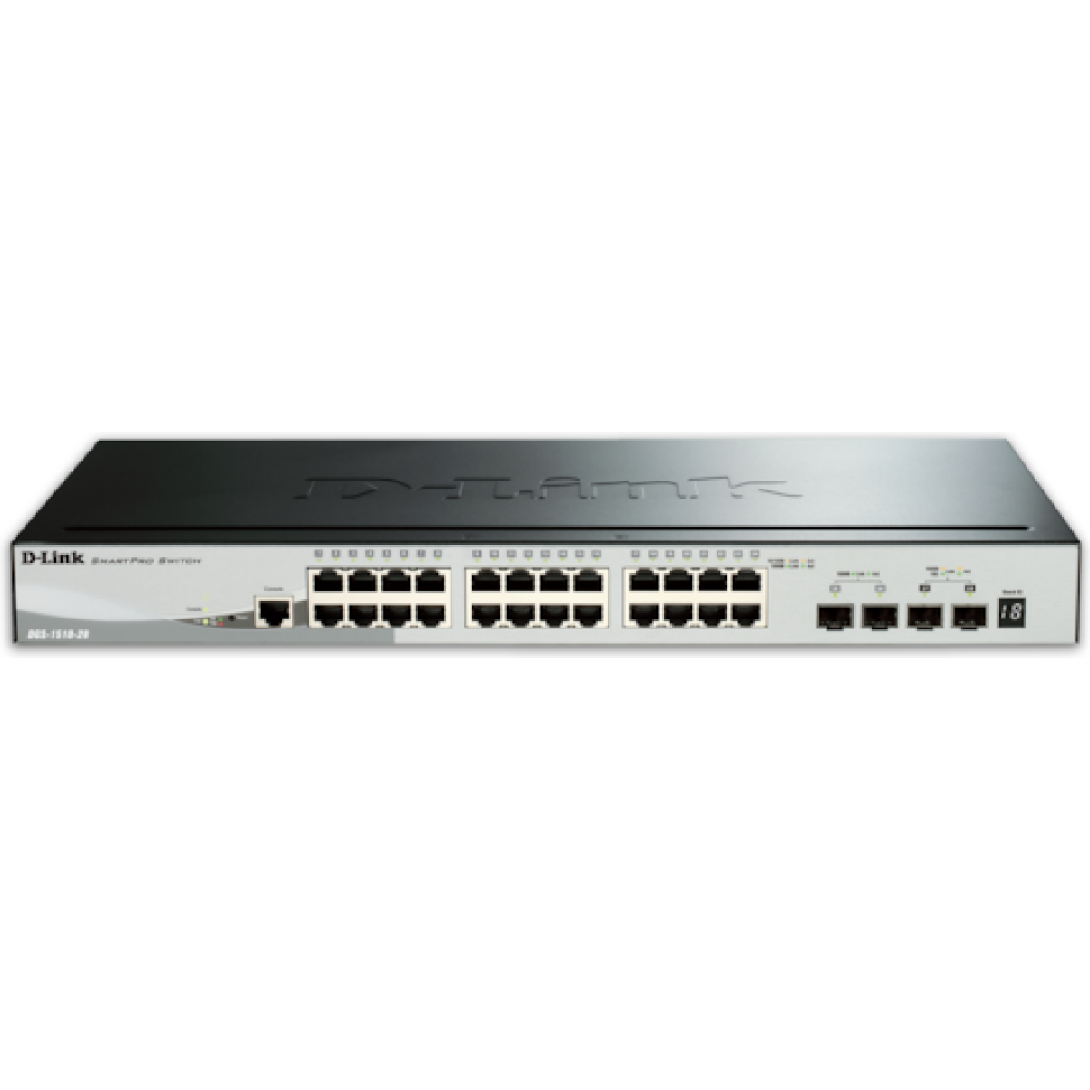 D-Link DGS-1510-28P Managed L3 PoE+ Switch με 24 Θύρες Gigabit (1Gbps) Ethernet και 2 SFP Θύρες