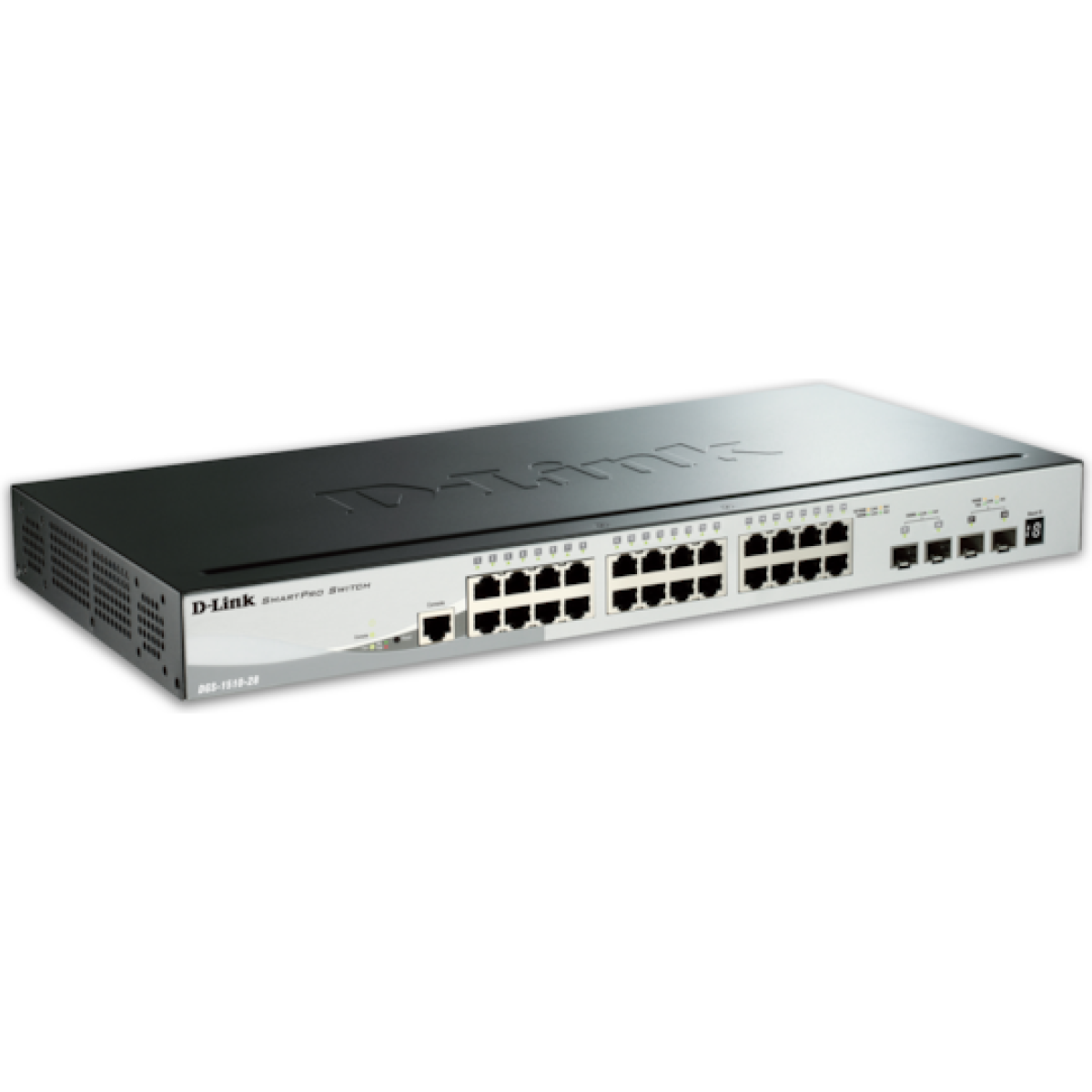 D-Link DGS-1510-28P Managed L3 PoE+ Switch με 24 Θύρες Gigabit (1Gbps) Ethernet και 2 SFP Θύρες
