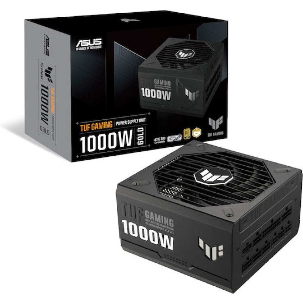 Asus TUF Gaming 1000 1000W Μαύρο Τροφοδοτικό Υπολογιστή Full Modular 80 Plus Gold
