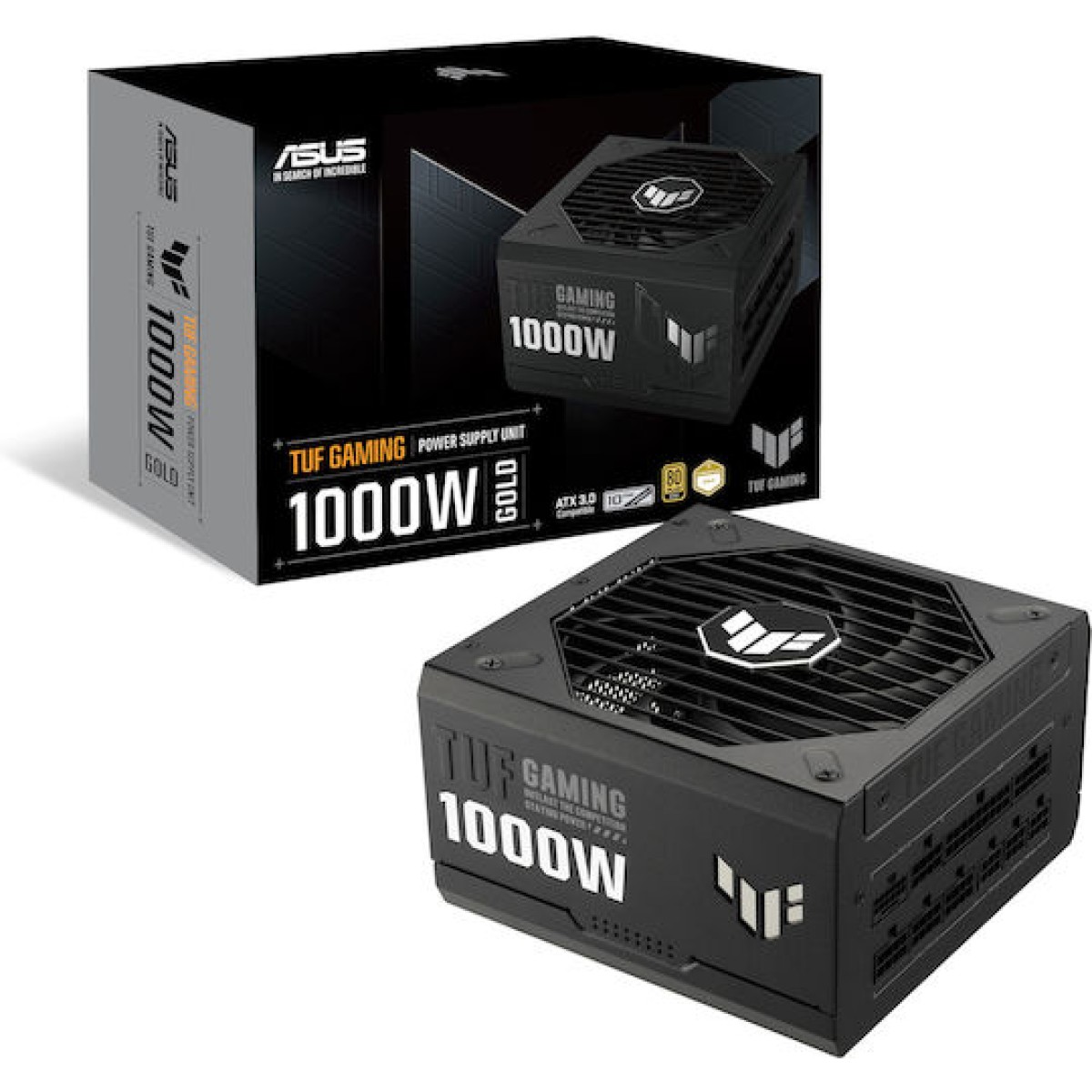 Asus TUF Gaming 1000 1000W Μαύρο Τροφοδοτικό Υπολογιστή Full Modular 80 Plus Gold