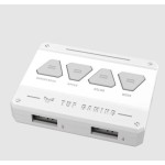 Asus TF120 Case Fan με ARGB Φωτισμό και Σύνδεση 4-Pin PWM 3τμχ Λευκό