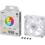 Asus TF120 Case Fan με ARGB Φωτισμό και Σύνδεση 4-Pin PWM Λευκό