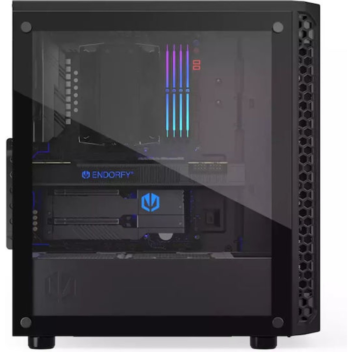 Endorfy Signum 300 Core Gaming Midi Tower Κουτί Υπολογιστή με Πλαϊνό Παράθυρο Μαύρο