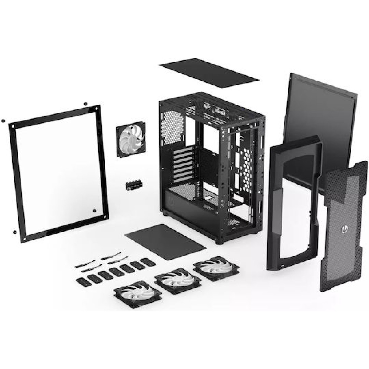 Endorfy Regnum 400 ARGB Gaming Midi Tower Κουτί Υπολογιστή με Πλαϊνό Παράθυρο Μαύρο