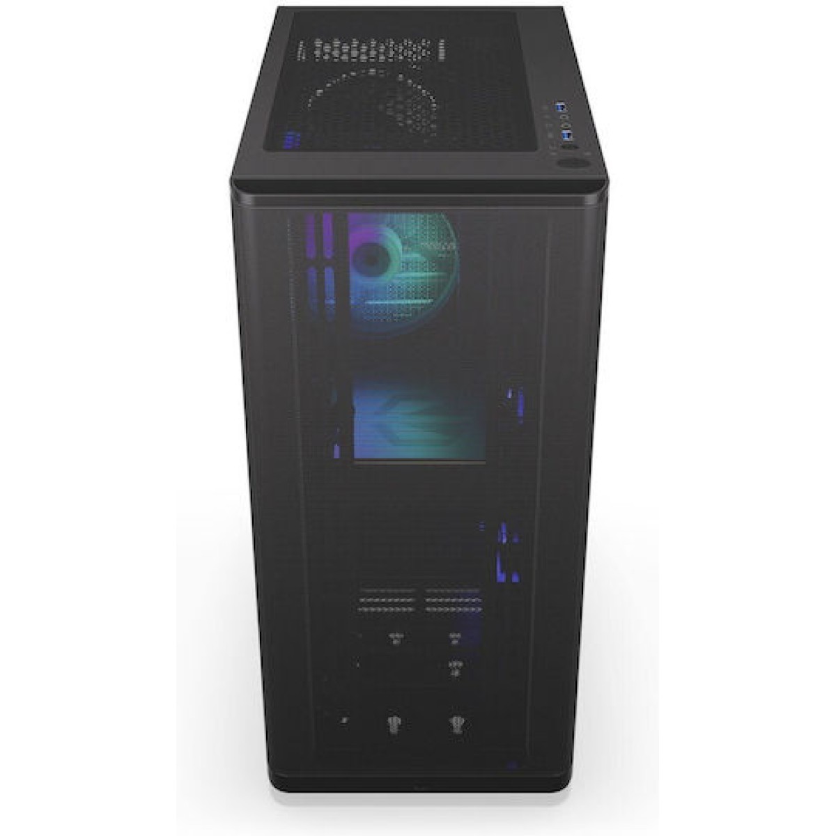 Endorfy Ventum 200 Solid Gaming Midi Tower Κουτί Υπολογιστή με Πλαϊνό Παράθυρο Μαύρο