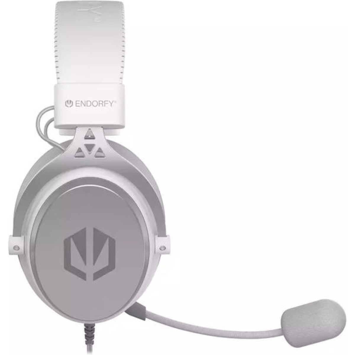 Endorfy VIRO Plus USB Over Ear Gaming Headset με σύνδεση USB Onyx White