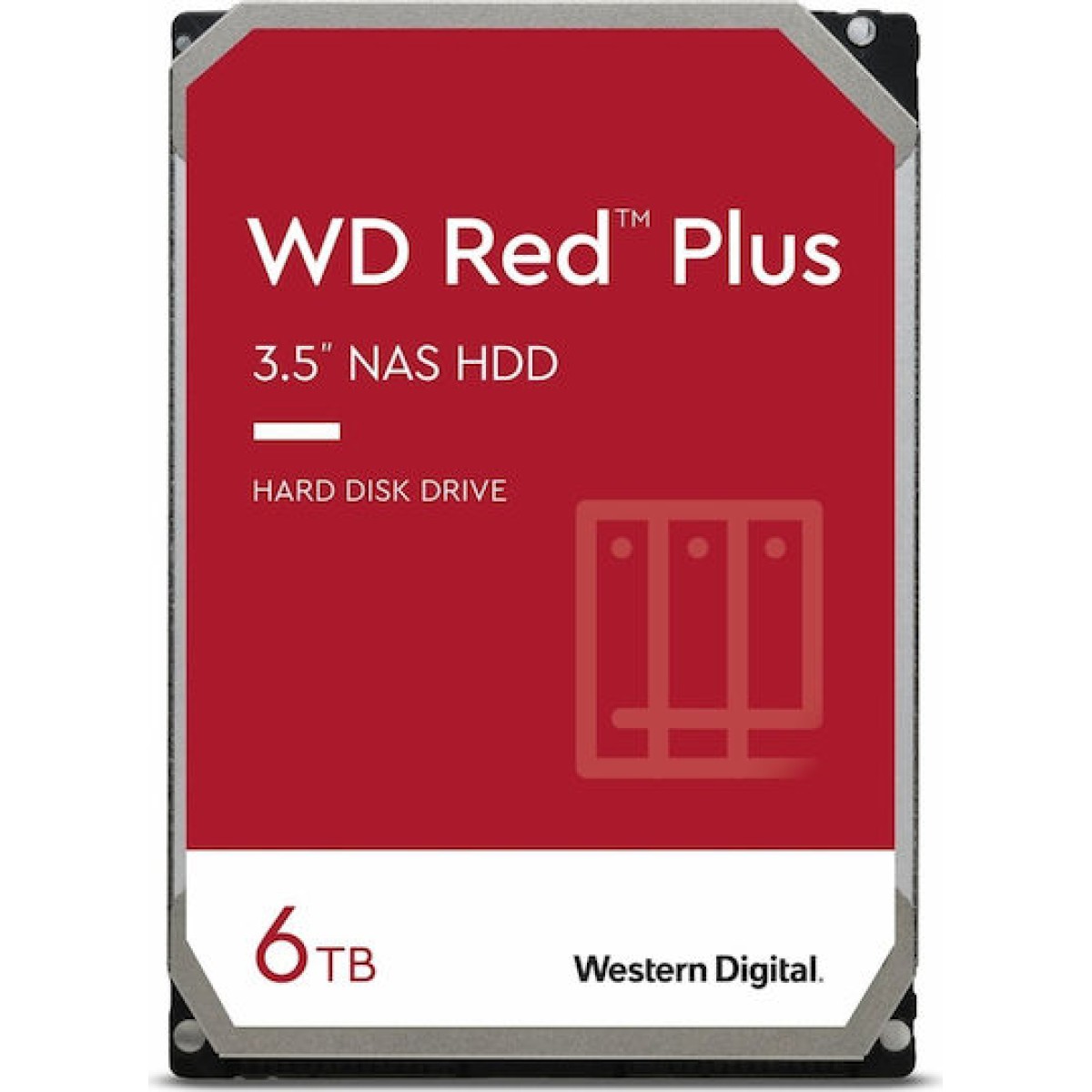 Western Digital Red Plus 6TB HDD Σκληρός Δίσκος 3.5