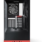 HYTE Y40 Gaming Midi Tower Κουτί Υπολογιστή με Πλαϊνό Παράθυρο Κόκκινο