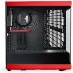 HYTE Y40 Gaming Midi Tower Κουτί Υπολογιστή με Πλαϊνό Παράθυρο Κόκκινο