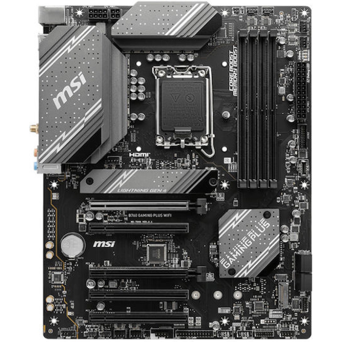 MSI B760 Gaming Plus WiFi Motherboard ATX με Intel 1700 Socket 911-7D98-042