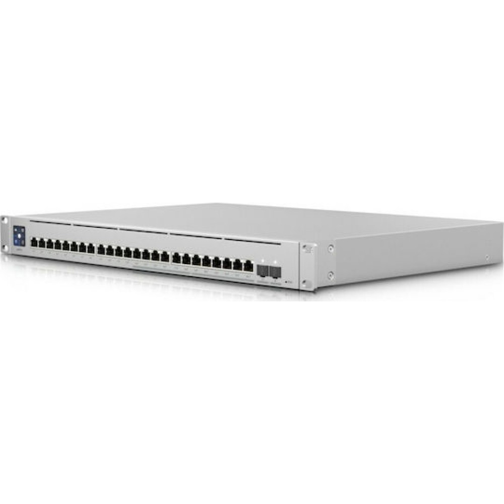 Ubiquiti UniFi Switch Enterprise Managed L3 PoE+ Switch με 24 Θύρες Ethernet και 2 SFP Θύρες