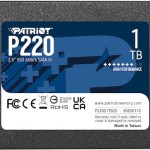 Patriot P220 SSD 1TB 2.5'' SATA III