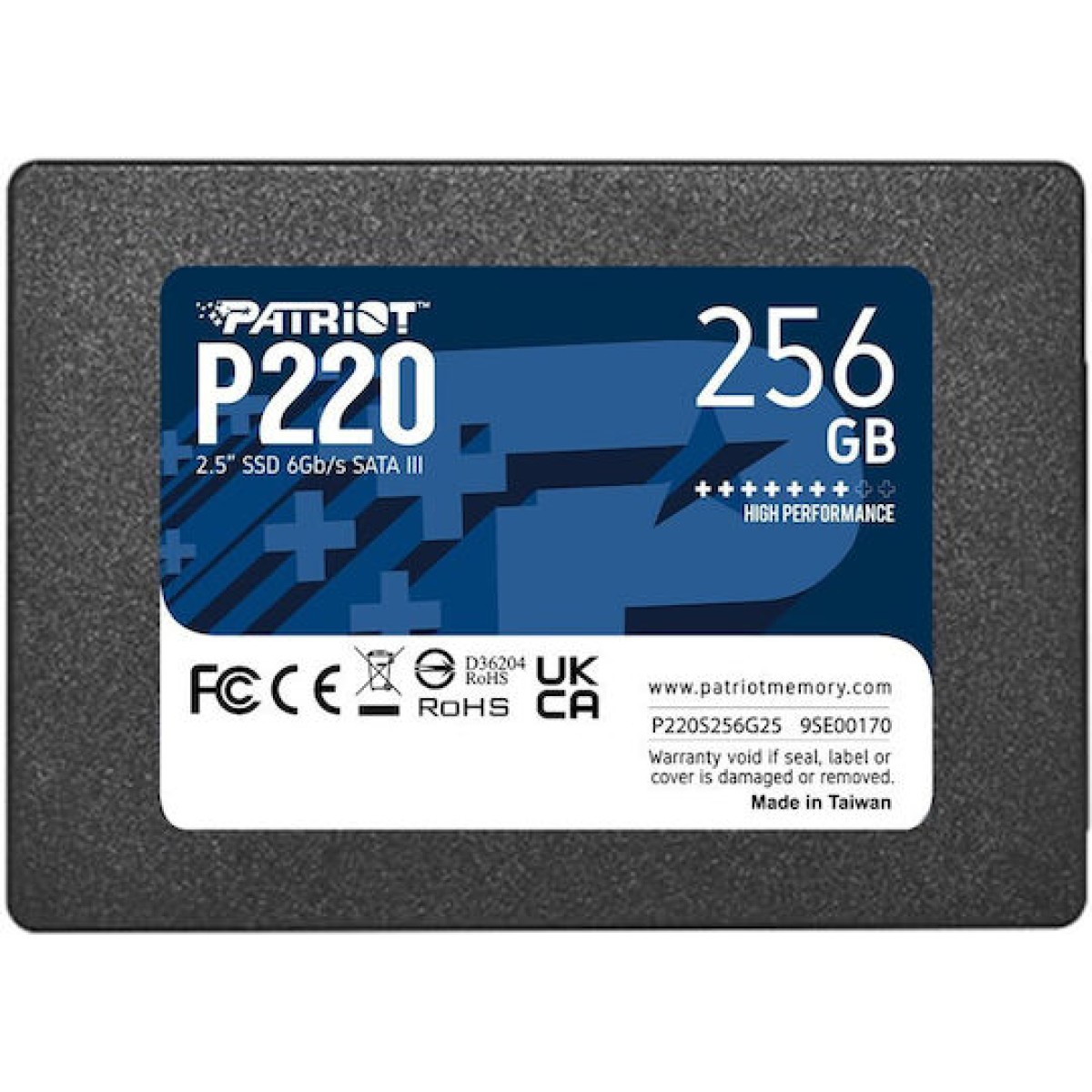 Patriot P220 SSD 256GB 2.5\'\' SATA III