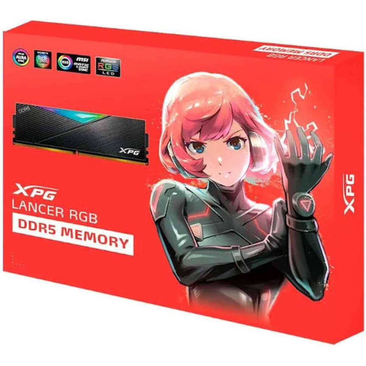 Adata XPG Lancer DDR5 32GB RAM με 2x16GB Modules και Ταχύτητα 6400 για Desktop