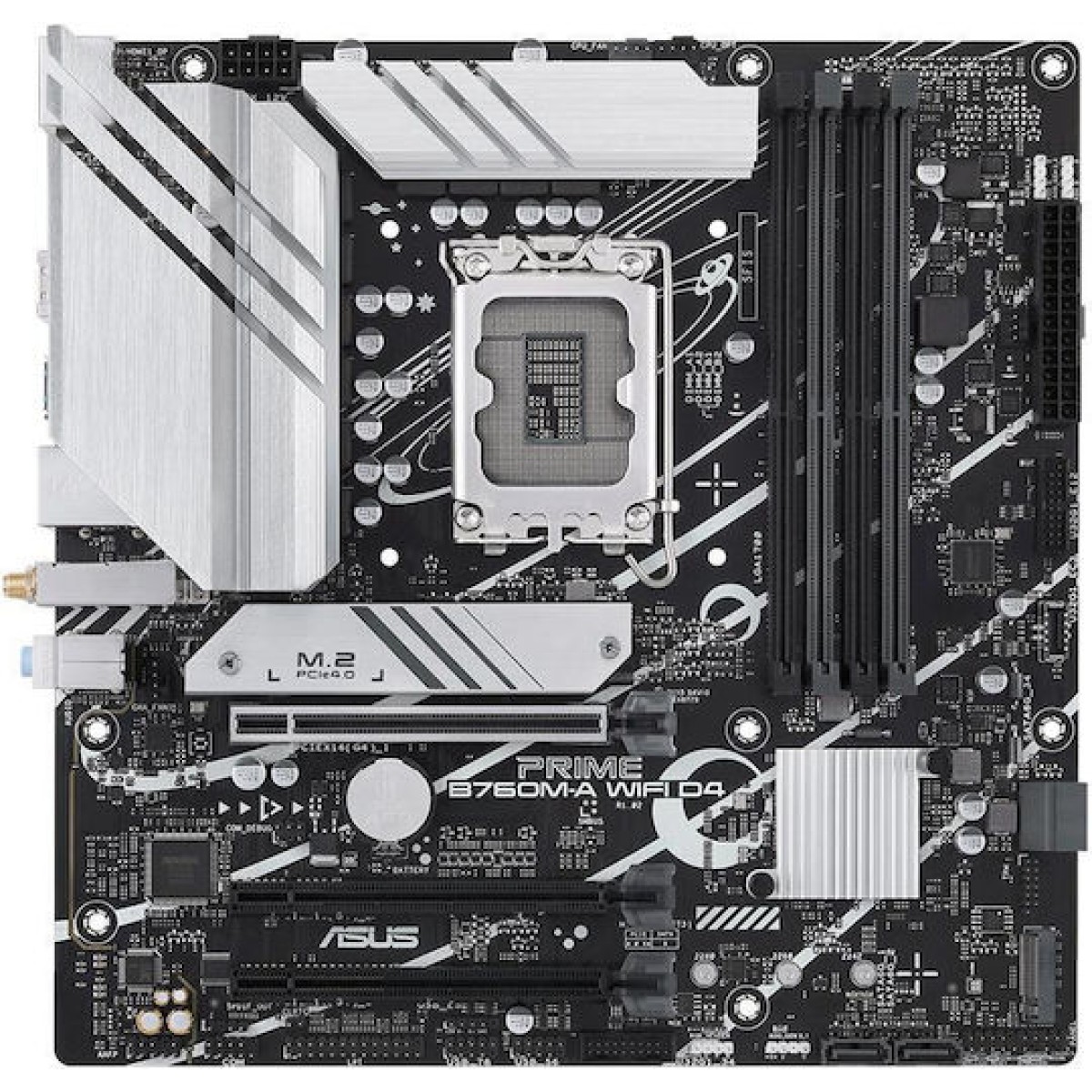 Asus Prime B760M-A WIFI D4 Motherboard Micro ATX με Intel 1700 Socket 90MB1CX0-M0EAY0