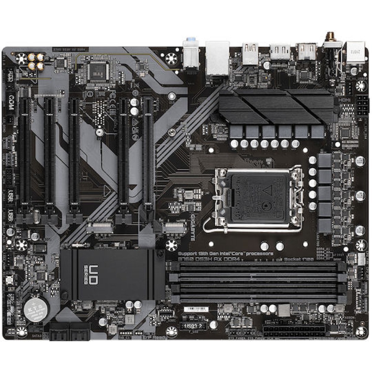 Gigabyte B760 DS3H AX DDR4 rev. 1.0 Wi-Fi Motherboard ATX με Intel 1700 Socket