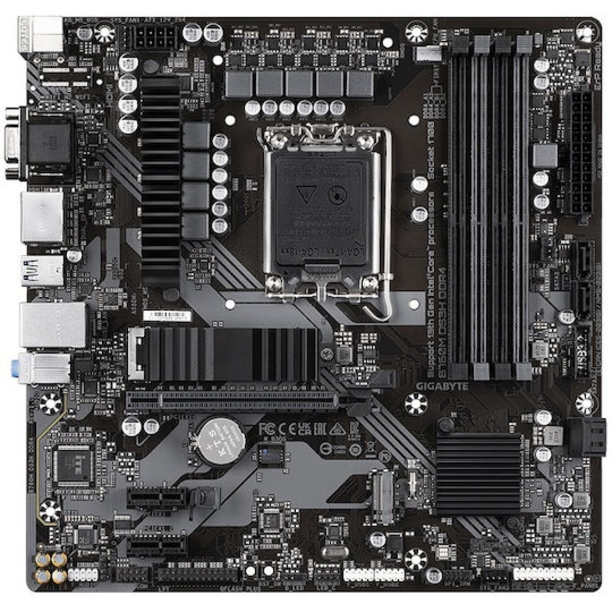 Gigabyte B760M DS3H DDR4 rev. 1.0 Motherboard Micro ATX με Intel 1700 Socket
