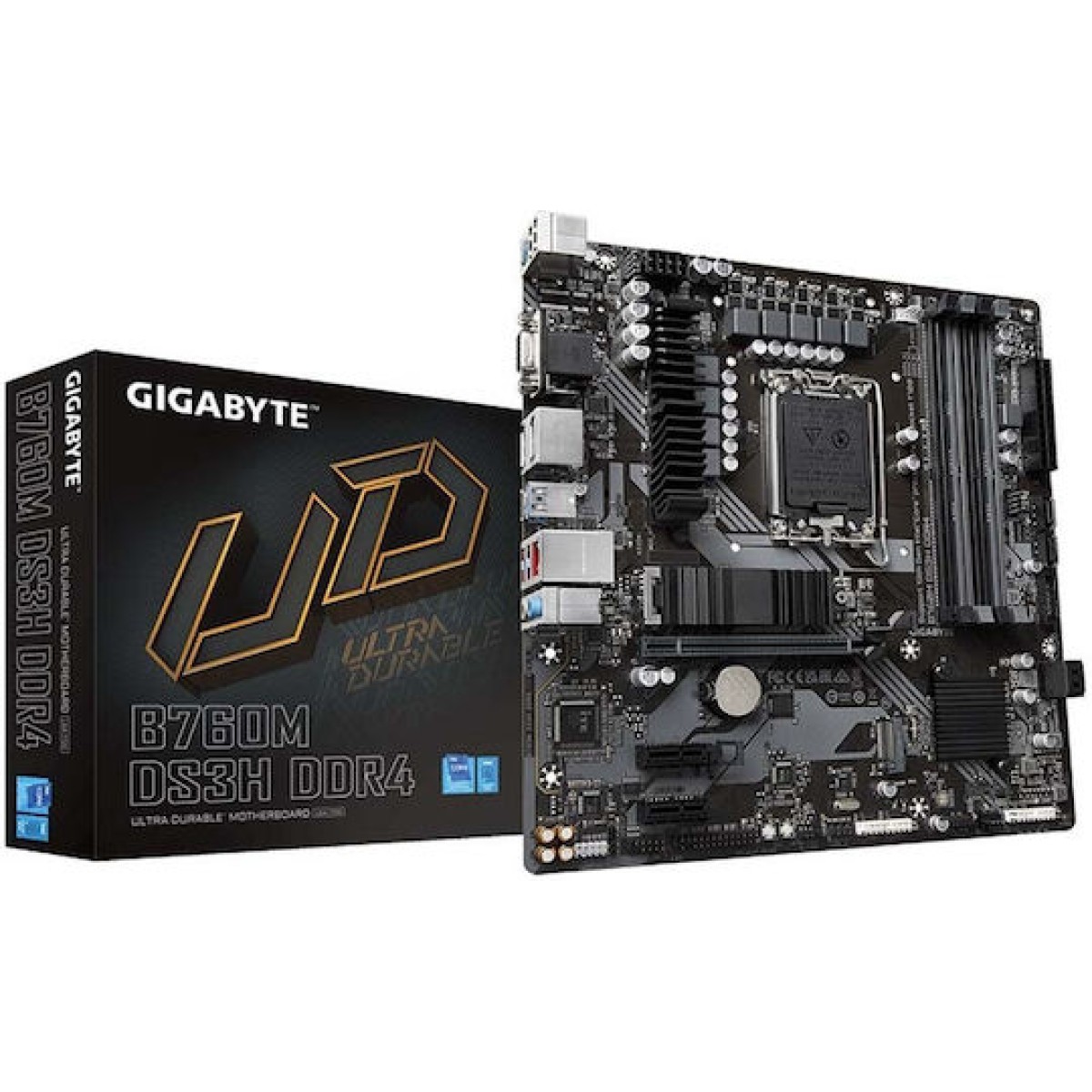 Gigabyte B760M DS3H DDR4 rev. 1.0 Motherboard Micro ATX με Intel 1700 Socket
