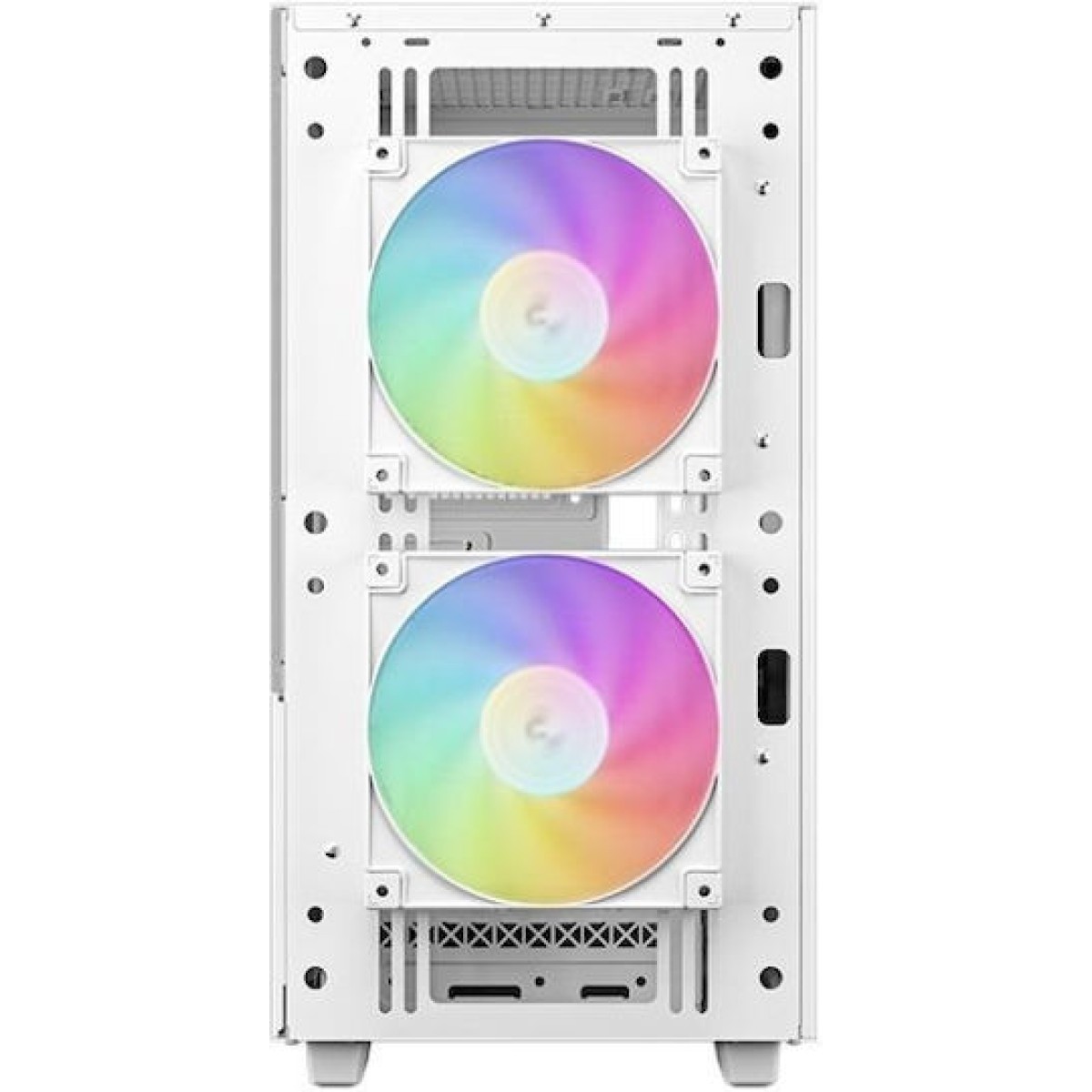 Deepcool CH360 Micro Tower Κουτί Υπολογιστή με Πλαϊνό Παράθυρο και RGB Φωτισμό Λευκό