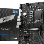 MSI Pro B760M-P DDR4 Motherboard Micro ATX με Intel 1700 Socket 7E02-001R