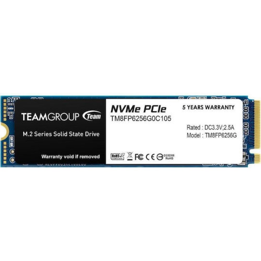 TeamGroup MP33 SSD 256GB M.2 NVMe PCI Express 3.0