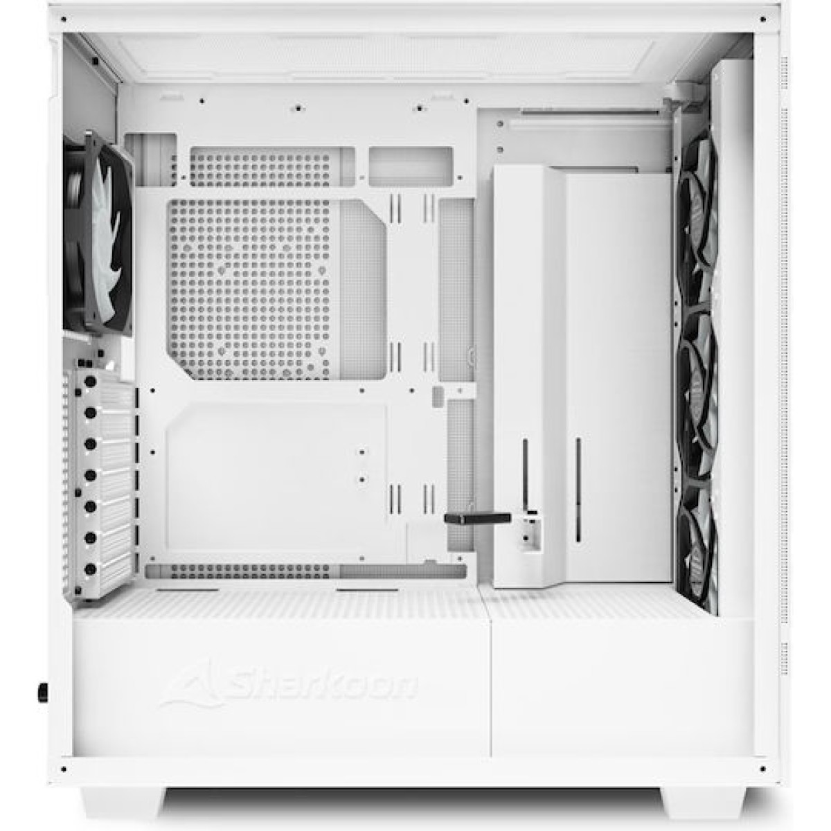 Sharkoon Rebel C50 RGB Gaming Midi Tower Κουτί Υπολογιστή με Πλαϊνό Παράθυρο Λευκό