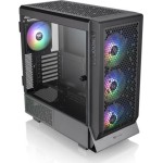 Thermaltake Ceres 500 TG Gaming Midi Tower Κουτί Υπολογιστή με Πλαϊνό Παράθυρο και RGB Φωτισμό Μαύρο