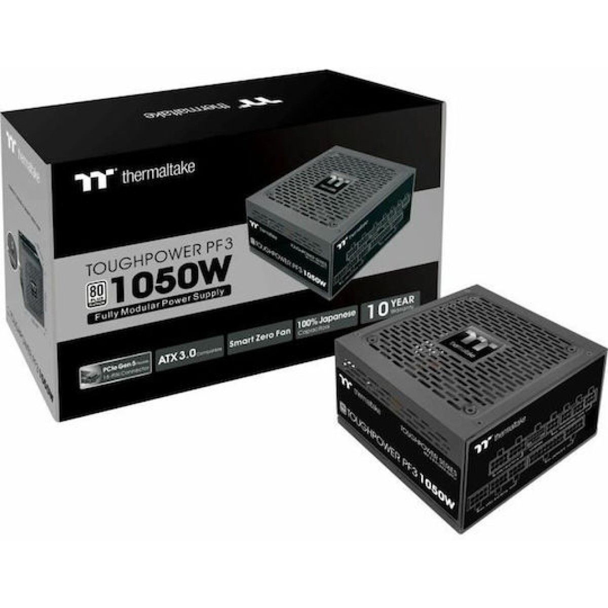 Thermaltake Toughpower PF3 1050W Μαύρο Τροφοδοτικό Υπολογιστή Full Modular 80 Plus Platinum