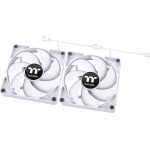 Thermaltake CT120 Case Fan με Λευκό Φωτισμό και Σύνδεση 4-Pin PWM 2τμχ Λευκό
