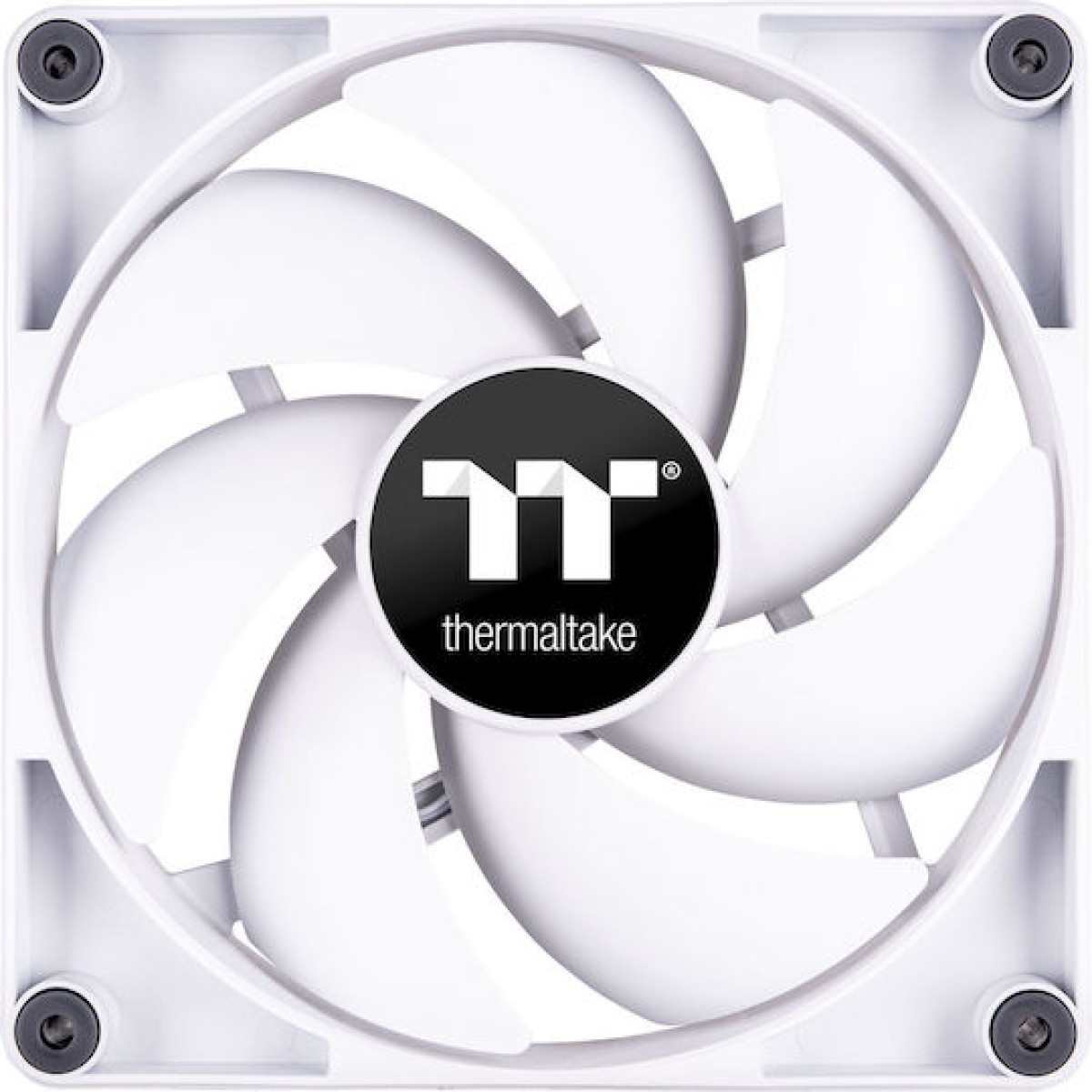 Thermaltake CT140 Case Fan με Λευκό Φωτισμό και Σύνδεση 4-Pin PWM 2τμχ Λευκό