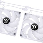 Thermaltake CT120 Case Fan με ARGB Φωτισμό και Σύνδεση 3-Pin / 4-Pin PWM 2τμχ Λευκό