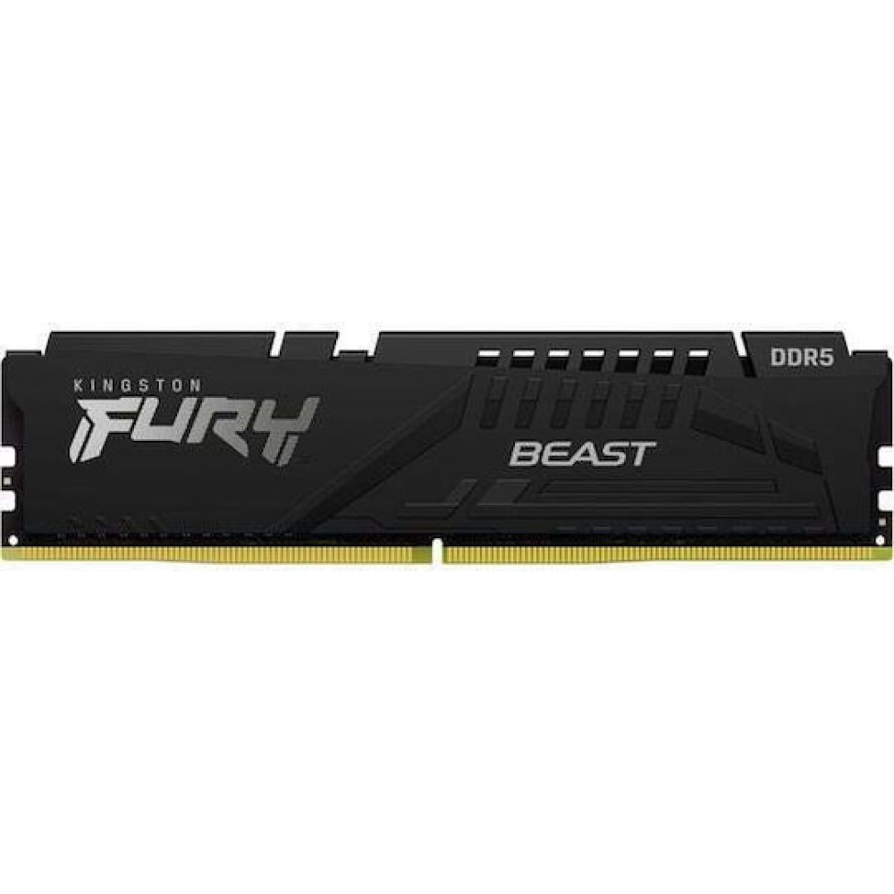 Kingston Fury Beast DDR5 16GB RAM με 2x8GB Modules και Ταχύτητα 5600 για Desktop