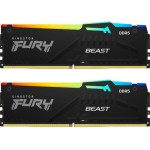 Kingston Fury Beast RGB DDR5 16GB RAM με 2x8GB Modules και Ταχύτητα 6000 για Desktop